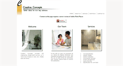 Desktop Screenshot of creativeconceptsdubai.com